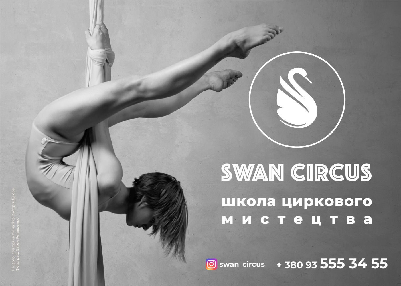 Бигборд Школы циркового искусства Swan Circus